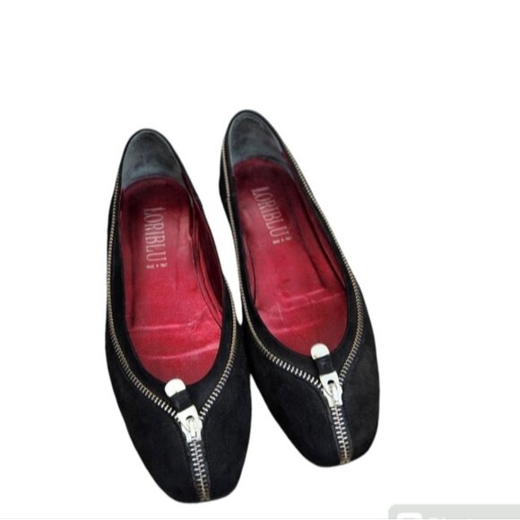 Loriblu ballet flats Slip-on Size 37 EU black suede